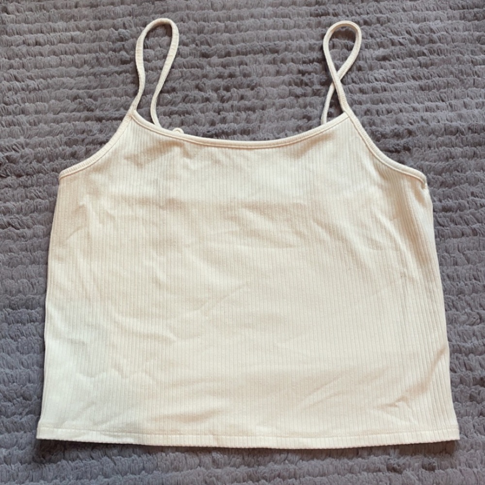 Medium American Eagle cream tank top